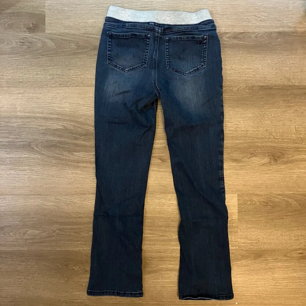 Justice Mid Rise Knit Waist Jeans Size 18 - Picture 2 of 4